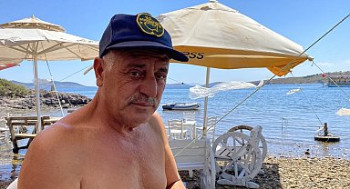 Ayvalık'ta can pazarı...Akıntıya kapılan tatilci şişme botla kurtarıldı