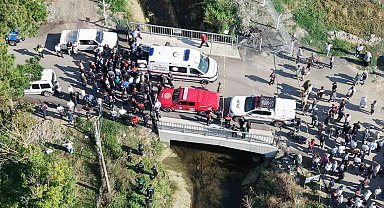 Bafra'da sulama kanalına düşen otomobilde kaybolan gençten acı haber