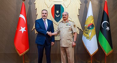 Bakan Fidan, Libya Ulusal Ordusu Genel Komutanı Hafter ile görüştü