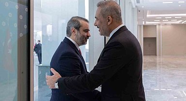 Bakan Fidan, Suriyeli mevkidaşı Şeybani ile görüştü