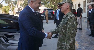 Bakan Fidan, TSK Libya Görev Grup Komutanlığı'nı ziyaret etti