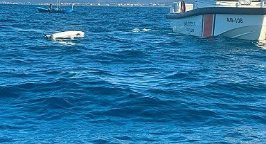 Balık tutmak için açıldıkları denizde dron buldular