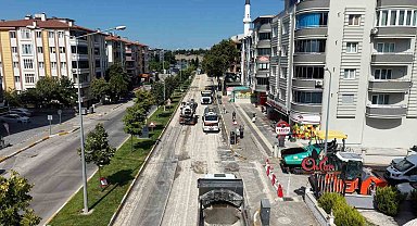 Balıkesir Büyükşehir, Savaştepe Caddesi'ni yeniliyor