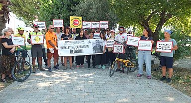 Balıkesir'de kaza kurbanı Serkan Kadıoğlu için eylem düzenlendi