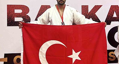 Başından sakatlandı pes etmeyerek Balkan üçüncüsü oldu