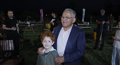 Başkan Büyükkılıç, Sarımsaklı'da kamp ateşini yaktı