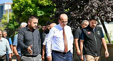 Başkan Geçit, Çavuşoğlu mahallesindeki asfalt serim çalışmalarını inceledi