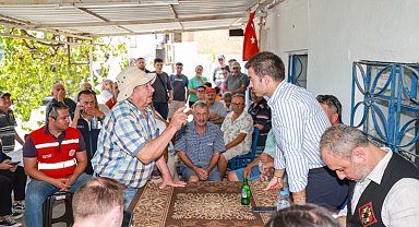 Başkan Mandalinci saha çalışmalarını Karaova'da sürdürdü