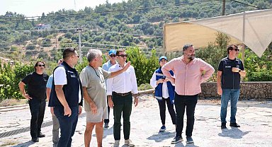 Başkan Mandalinci'den Dereköy ve Dağbelen'de saha mesaisi