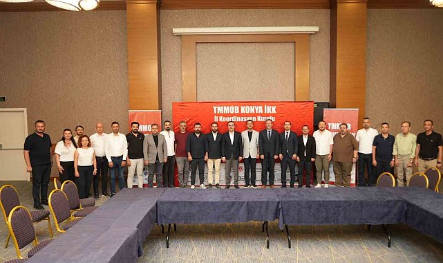 Başkan Öztürk, TMMOB Konya İKK istişare toplantısı'na konuk oldu