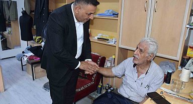 Başkan Sadıkoğlu, işyerine kavuşamayan esnafın sesi oldu