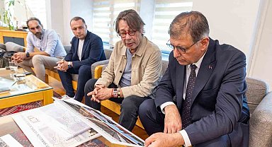 Başkan Tugay ve Sepil Göztepe'nin İnciraltı projesini görüştü