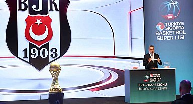 Basketbol Süper Ligi'nde yeni sezonun fikstür kura çekimi yapıldı