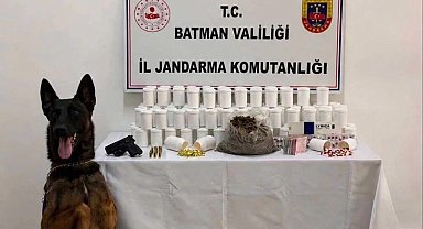 Batman'da 10 binden fazla uyuşturucu hap ele geçirildi