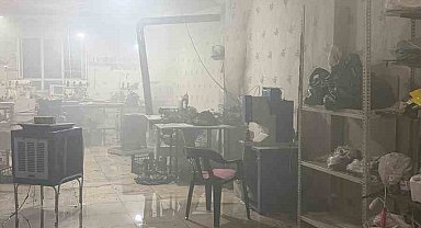 Batman'da tekstil atölyesinde çıkan yangın söndürüldü
