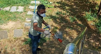 Bayburt'ta larva ilaçlaması ve temizlik çalışmaları sürüyor
