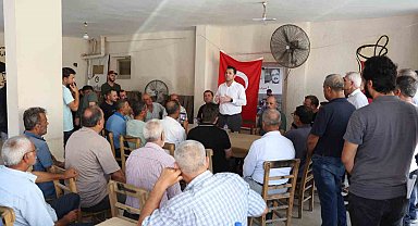 Beşikçi, Adanalıoğlu'nda muhtar ve vatandaşların taleplerini dinledi