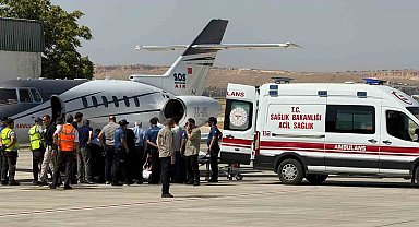 Bıçaklanan Milletvekili Melih Meriç ambulans uçakla İstanbul'a sevkedildi