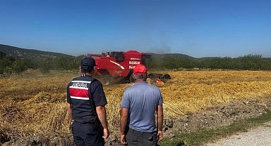 Biçerdöver operatörlerine yangın uyarısı