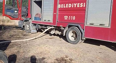 Bilecik'te çalılık yangını ormanlık alana sıçramadan söndürüldü