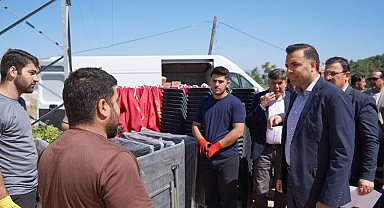 Bilecik'te köylere 250 çadır, 250 masa ve 2 bin 500 sandalye desteği