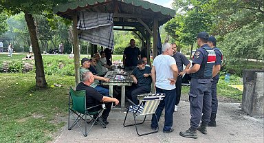 Bilecik'te mesire alanında 150 vatandaşa hırsızlık uyarısı