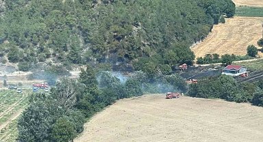 Bilecik'te ormanlık alanda yangın çıktı