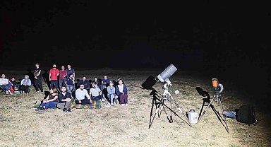 Bitlis'te uzayseverler haftayı gökyüzünü izleyerek geçirdi
