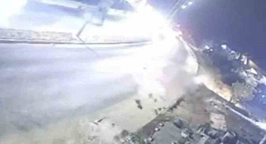 Bodrum'da kontrolden çıkan otomobil AVM'nin otoparkına yuvarlandı