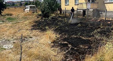 Bolu'da 2 köy ve 1 mahallede ot yangını