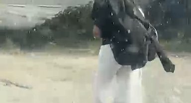 Bolu'da bunaltıcı sıcakta yağmur sürprizi