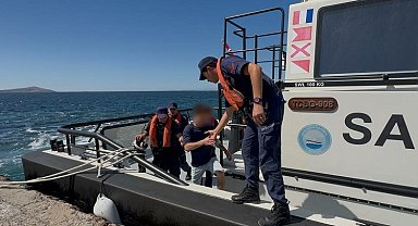 Bozcaada açıklarında gemide rahatsızlanan personelin tıbbi tahliyesi gerçekleştirildi