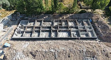 Bünyan'da hükümet konağı yapım çalışmaları sürüyor