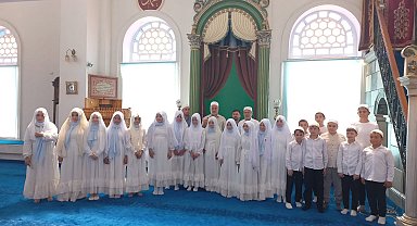 Burhaniye'de Yaz Kur'an Kursunda hatim töreni yapıldı