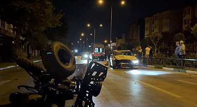 Bursa'da kaza dehşeti saniye saniye kamerada...ATV ile yolun karşısına geçerken canından oldu