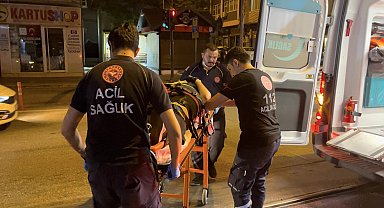 Bursa'da motosiklet devrildi: Kadın sürücü yaralandı