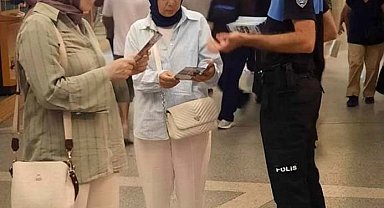 Bursa'da polis ekiplerinden vatandaşlara güvenlik bilgilendirmesi