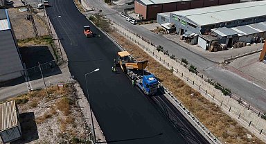 Büyükşehir'den Sazyolu Caddesi'nde 35 milyon TL'lik asfalt çalışması