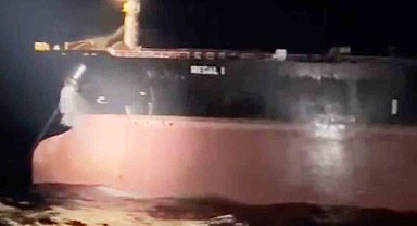 Çanakkale Boğazı'nda makine arızası nedeniyle sürüklenen tanker kurtarıldı
