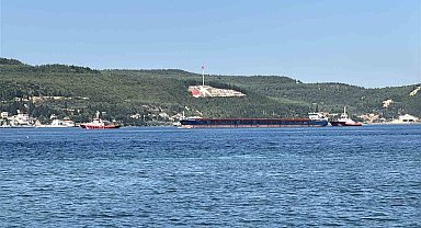 Çanakkale Boğazı'ndan geçen genel kargo gemisi makine arızası yaptı