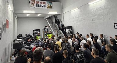 Çanakkale'de motosikletlilere denetim
