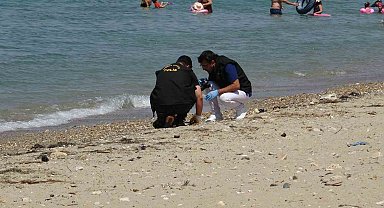 Çanakkale'de plajda savaştan kalma olduğu değerlendirilen askeri mühimmat bulundu