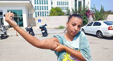Cankurtaran kadın, öğretmen amcası tarafından darp edildi