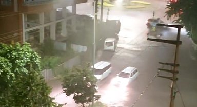 Çarşamba ilçesinde sağanak etkili oldu
