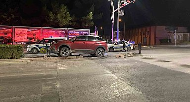 Çorum'da otomobil ile motosiklet çarpıştı: 1 yaralı