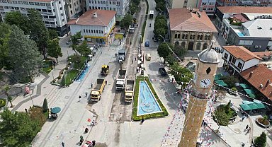 Çorum'un en işlek cadesi yenileniyor