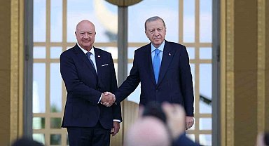 Cumhurbaşkanı Erdoğan, Avusturya Şansölyesi Christian Stocker'i törenle karşıladı
