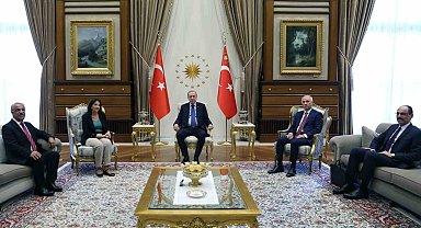 Cumhurbaşkanı Erdoğan DEM Parti heyetini kabul etti