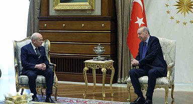 Cumhurbaşkanı Erdoğan, MHP lideri Devlet Bahçeli'yi kabul etti