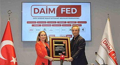 DAİMFED'den, üstün hizmet gösterenlere şeref belgesi